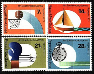 Папуа Новая Гвинея, 1971, Спорт, 4 марки